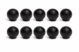 Gałki drewniane do mebli 10 szt | uchwyty meblowe kuliste | gałki do szafek komody szuflad