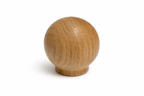 Gałki drewniane do mebli 4 szt | uchwyty meblowe kuliste | gałki do szafek komody szuflad